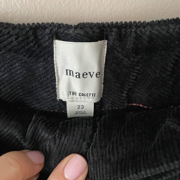 Anthropologie The Colette Corduroy Full-Length Wide-Leg Pants by Maeve size 23 - Picture 7 of 10